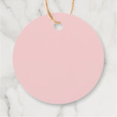 レトロメリークリスマスサンタギフトラベル フェイバータグ (裏面)