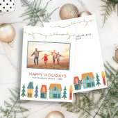 レトロメリークリスマスフォトカード シーズンカード