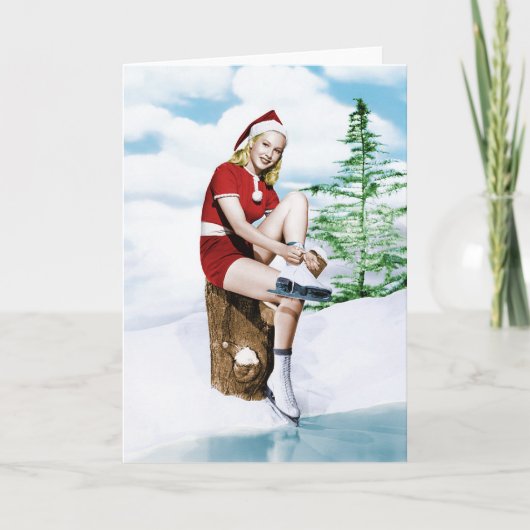 レトロメリークリスマス1940年代 シーズンカード (正面)