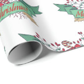 レトロメリークリスマス/休日2022 ラッピングペーパー (ロールコーナー)