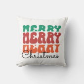 レトロメリーメリークリスマス クッション (正面)