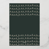 レトロメリー&ピンクウォーターカラーマクロオンズツリー 箔シーズンカード (裏面)