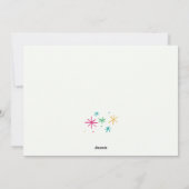 レトロメリー&ブライトフォトホリデーカード シーズンカード (裏面)