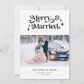 レトロメリー&ミニマ結婚したリスト写真 シーズンカード (正面)