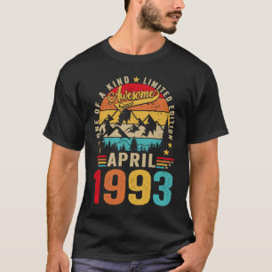 レトロメンズ30歳の誕生日30年素晴らし4月1日 Tシャツ