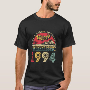 レトロメンズ30thバースデーギフトヴィンテージ1994年12月 tシャツ