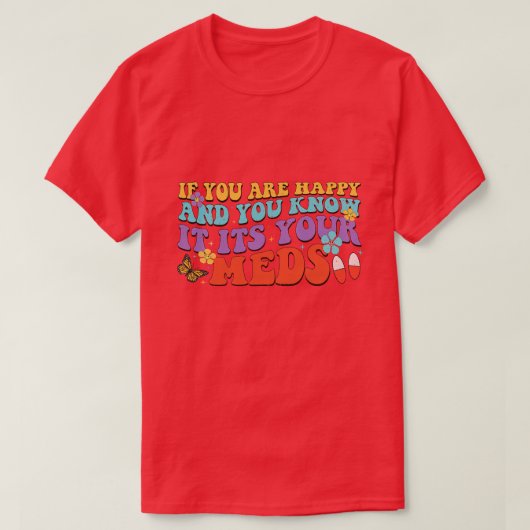 レトロメンタルヘルス14 Tシャツ (デザイン正面)