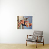 レトロメールボックスピンナップガール タペストリー (インサイチュ(横))