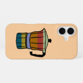 レトロモカポット iPhone 16ケース (裏面横)
