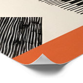 レトロモジュール形状 ポスター (角)