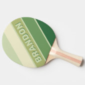 レトロモスはっきりしたレインボー 卓球ラケット (横)