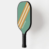 レトロモスストライプの名前 ピックルボールラケット (左)
