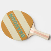 レトロモスストライプはっきりしたの名前 卓球ラケット (横)