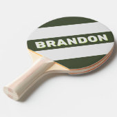 レトロモスフェはっきりしたーストライプド名 卓球ラケット (正面アングル)