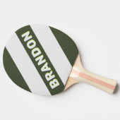 レトロモスフェはっきりしたーストライプド名 卓球ラケット (横)