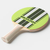 レトロモスフェードストライプボード名 卓球ラケット (正面アングル)
