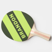 レトロモスフェード3はっきりしたストライプ個の名前 卓球ラケット (横)