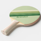 レトロモスレインボー（名前あり） 卓球ラケット (正面アングル)