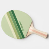 レトロモスレインボー（名前あり） 卓球ラケット (横)