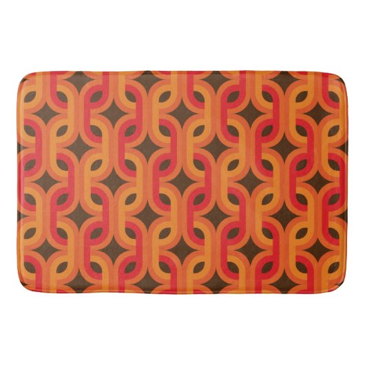 レトロモダンと60代70年代のバスマット バスマット (正面)