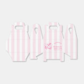 レトロモダンなマルガリータとマトリモニー ストライプ バッチ フェイバーボックス (折り畳みなし)