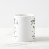 レトロモダンなマルガリータと結婚 ストライプ バッハ コーヒーマグカップ (中央)