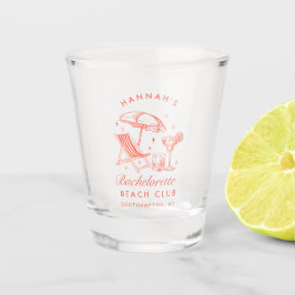 レトロモダンな独身最後の週末パーティー ショットグラス