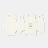 レトロモダンな黄色と緑の独身最後の週末 フェイバーボックス (折り畳みなし)