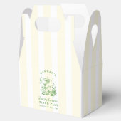 レトロモダンな黄色と緑の独身最後の週末 フェイバーボックス (オープン)