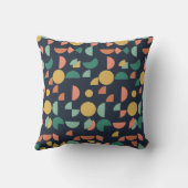 レトロモダンエレガント部幾何学模様 クッション (裏面)