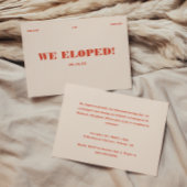 レトロモダンエロペメント披露宴 招待状