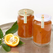 レトロモダンオレンジマーマレード改ざん防止シールL