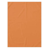 レトロモダンオレン無地のジカラー テーブルクロス (正面)