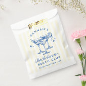 レトロモダンカクテルバチェロレッテブルー フェイバーバッグ (封をした状態)