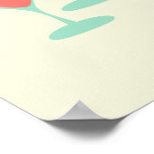 レトロモダンカクテルホームバー ポスター (角)