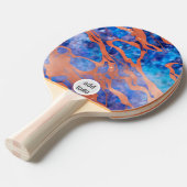 レトロモダンカラフルロシンプルゴ 卓球ラケット (正面アングル)