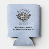 レトロモダングランパズピットクルーレーシングカー 缶クーラー (裏面)