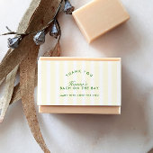 レトロモダングリーンと黄パーソナライズされた色 招待状ベリーバンド