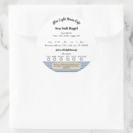 レトロモダンコテージフードロースタッカー ラウンドシール