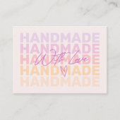 レトロモダンサンキュースモールビジネスカード 名刺 (正面)