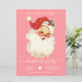 レトロモダンサンタメリークリスマスパーティー 招待状 (スタンド正面)