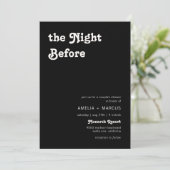 レトロモダンシックなテラコッタカップルのシャワー 招待状 (スタンド正面)