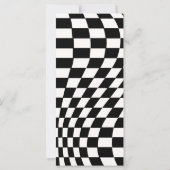 レトロモダンシック市松模様にメニュー (裏面)