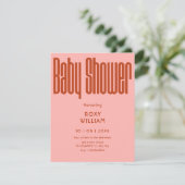 レトロモダンシャワー 招待状 (スタンド正面)