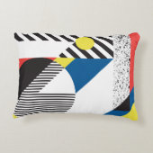 レトロモダンスタイル背景デザイン アクセントクッション (裏面)