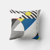 レトロモダンスタイル背景デザイン クッション (裏面)