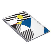 レトロモダンスタイル背景デザイン ノートブック (右側)