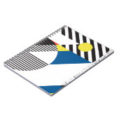 レトロモダンスタイル背景デザイン ノートブック (左側)