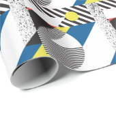 レトロモダンスタイル背景デザイン ラッピングペーパー (ロールコーナー)