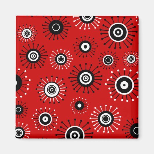 レトロモダンスターバスト マグネット (正面)